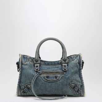 Balenciaga Borsa Le City Piccola In Denim