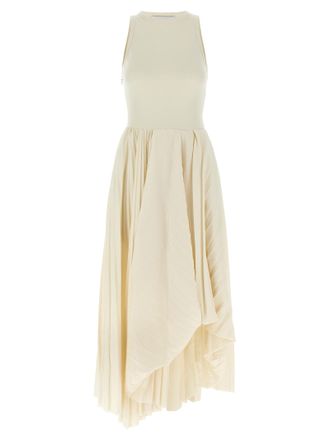 Alexander McQueen White Cotton Long Womens Dress