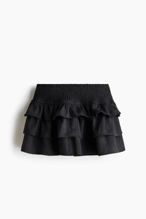H&M Stufenskort - Ausgewaschenes Schwarz