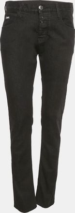 Emporio Armani Black Denim Skinny Jeans M/waist