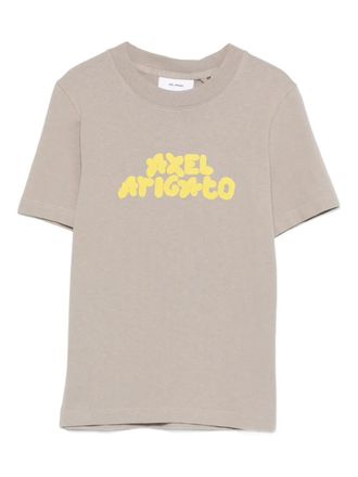 Axel Arigato Bubble logo-print T-shirt - Grey