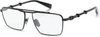 Balmain Zwarte Optische Bril- veelzijdig en stijlvol - unisex - Brillen - Zwart - 56 MM - Accessoires