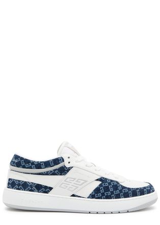 Givenchy G Move Panelled Leather Sneakers - Blue - 41 (IT41 / UK7)
