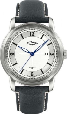Rotary RGS10003-06 Mens Heritage Field Watch - Silver - One Size