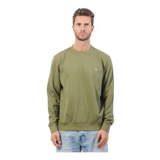 HUGO BOSS Uomo, Felpe, Verde, M, new