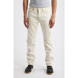 Edwin Regular Straight Leg Selvedge Jeans in Ecru at Nordstrom Rack, Size 33 X 34