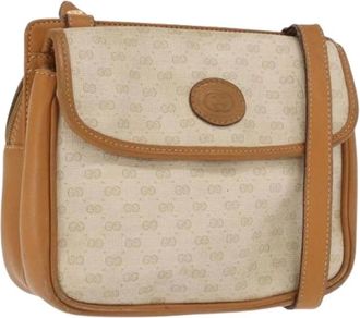 Gucci Pre-owned Cross Body Bags, female, Beige, Size: ONE SIZE Pre-owned Plastic Cross Body Bag