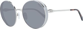 Emilio Pucci Emilio Pucci Womens Round Sunglasses Silver Frame - Grey - One Size