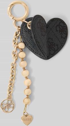 Guess Schlüsselanhänger mit Logo-Detail in Black, Größe 1