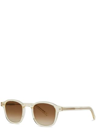 Saint Laurent Round-frame Sunglasses, Sunglasses, Graduated Lenses - Brown