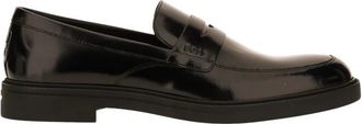 HUGO BOSS Calev Penny Loafers - Heren - Loafers - Zwart - 39 EU - Leer - Schoenen