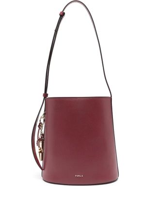 Furla charms bucket bag - Red