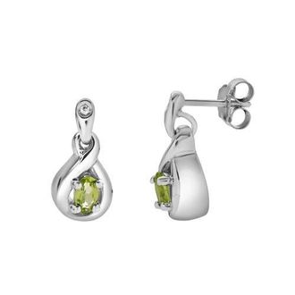 LuvMyJewelry Perlisse Sterling Silver 0.02 Ct Diamond Drop Earrings in 925 Sterling Silver at Nordstrom