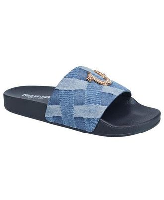 True Religion Spice Pool Slide in Denim at Nordstrom, Size 10