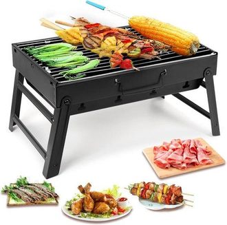 OEM Parrilla De Carb&oacute;n Plegable Para Camping Y Picnics - Parrilla De Barbacoa Ligera