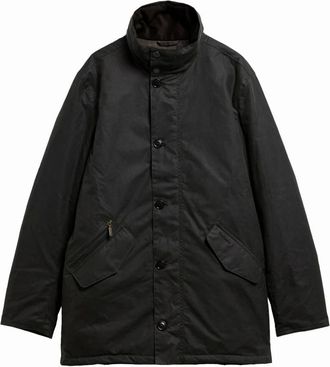 Barbour Giacca Powell Moderna Cerata - - Jackets - Uomo - Verde - 2XL