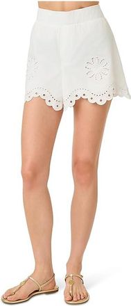 Lilly Pulitzer Alameda High-Rise Shorts Womens Shorts Resort White : XXS 5, Cotton