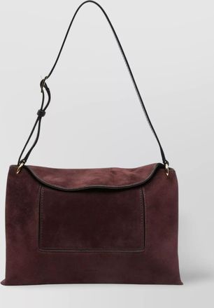 Wandler shoulder bags with adjustable strap and front pocket