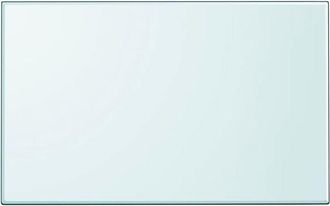 vidaXL Piano Tavolo Vetro Temperato Rettangolare 1000x620 mm - Vidaxl