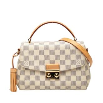 Louis Vuitton Pre-owned Croisette Handbag - Dames - Pre-owned - Wit - Maat: ONE Size Leer