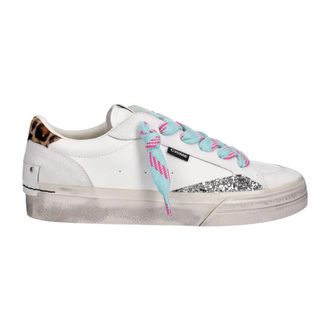 Crime London Dames, Schoenen, Wit, Maat: 38 EU Leer