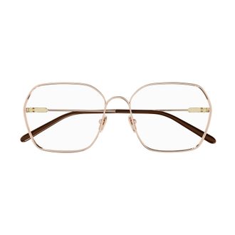 Chlo&eacute; Ch0208o Delicate Rose Gold Metal Frame Eyeglasses