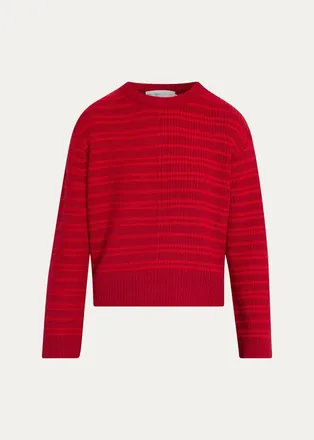 Proenza Schouler Pandora Striped Wool-Blend Sweater