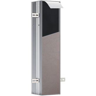 Emco M&oacute;dulo Armario Wc Asis Plus Up 658x154mm Puerta Izquierda Aluminio