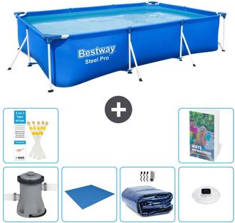 Bestway Piscina Bestway Steel Pro Rectangular - 300x201x66 Cm - 7-piezas S272