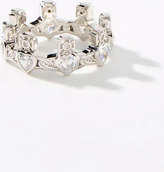 Vivienne Westwood Mens Renetta small hearts ring