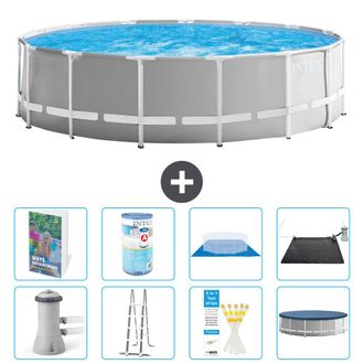 Intex Piscina Prism Frame Redonda - 457x122 Cm - 9-piezas S619