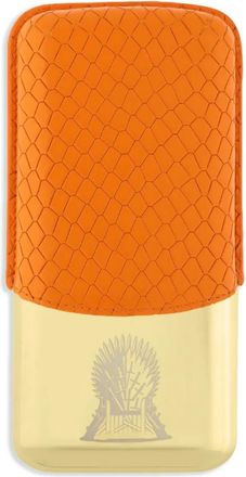 S.T. Dupont x Game of Thrones cigar case - unisex - Gold Plated Metal/Calf Leather - One Size