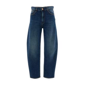 3x1 Martin Loose-fit Jeans - Dames - Jeans - Blauw - Maat: W30 Katoen