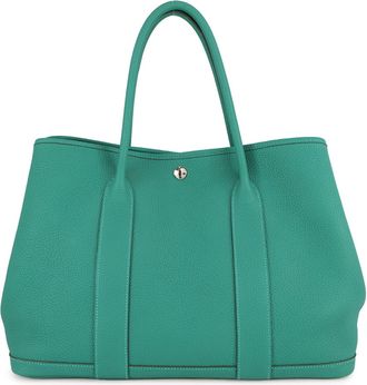 Herm&egrave;s Garden Silver Negonda Leather Tote Bag (Pre-Owned)