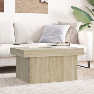 vidaXL Vidaxl - Mesa De Centro Madera De Ingenier&iacute;a Roble Sonoma 100x55x40 Cm