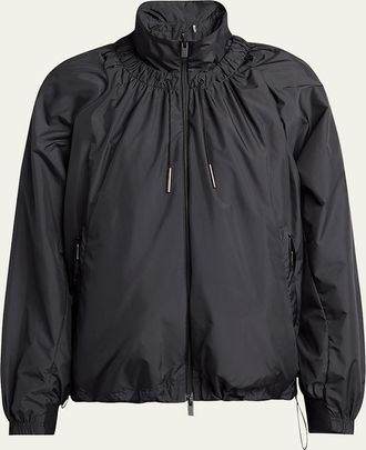 Moncler Valencay Drawstring Windbreaker Jacket