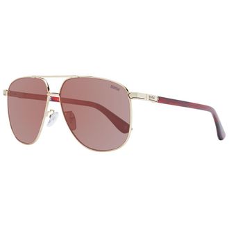 BMW Mens M Motorsport Aviator Sunglasses - Rose Gold Metal - One Size