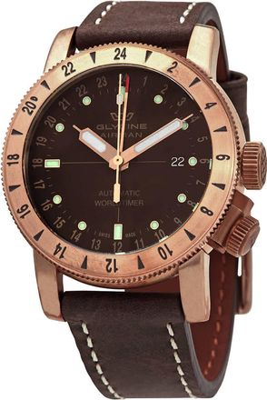Glycine Airman Automatic Brown Dial Mens Watch GL0166