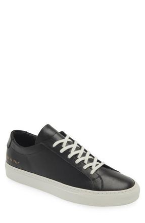 Common Projects Achilles Contrast Sneaker in Black at Nordstrom, Size 10Us