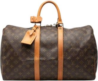 Louis Vuitton Pre-owned Weekend Bags, female, Brown, Size: ONE SIZE Pre-owned Weekend Bag