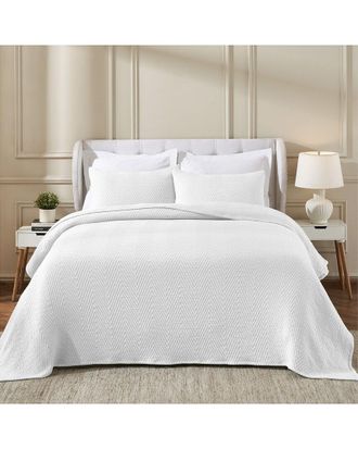 Superior Aswan Medium Weight Chevron Woven Coverlet