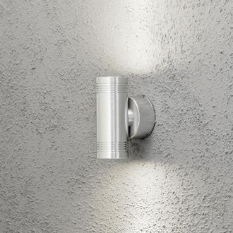 Konstsmide Monza Aplique De Pared Exterior Anodizado Led