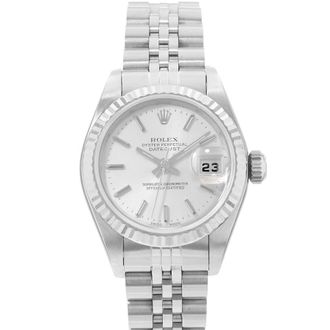 Rolex Pre-owned Rolex Datejust 26 Automatic Chronometer Silver Dial Ladies Watch 79174 SSJ
