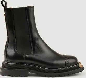 Sandro Botines Chelsea de cuero