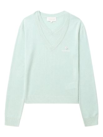 Shushu/Tong Maglione in seta e cashmere - Verde