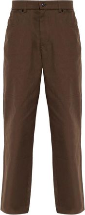 Moncler Pantaloni dritti sartoriali - - Trousers - Uomo - Marrone - XL
