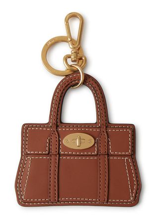 Mulberry Bayswater Leather bag Charm - Brown - One Size