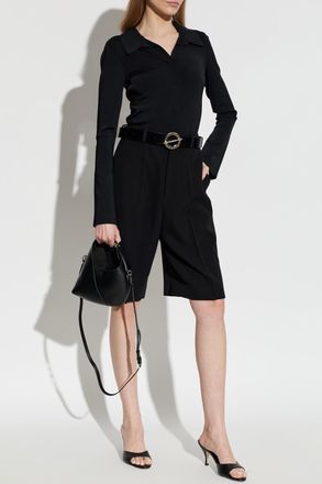 Alexander Wang Top With A Collar, Womens, Black