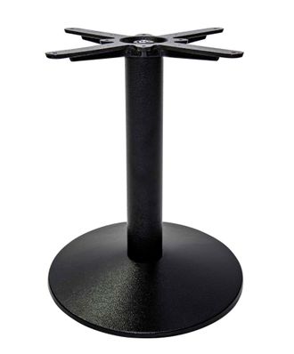 Netfurniture Black Cast Iron Dome Table Base - Medium - Coffee Height - 450 Mm