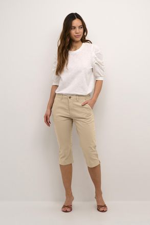Culture Capribroek Slim/ Regular fit Dune beige